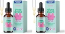 JoySpring Liposomal Glutathione Supplement for Kids | Supports Speech and Eye Contact | 50 MG Antioxidant L-Glutathione Drops | 2 oz Liquid Detox Supplement (Pack of 2)