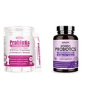 Probiotics for Women Digestive Health, 50 Billion CFU, 13 Strains, Women's Probiotics Powder with Cranberry for Urinary & Vaginal Health, Probiotics & Prebiotics for Gut and Immune Health, 30 Bags