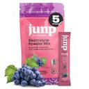 JUNP Sugar Free Electrolytes Powder Packets for Water Salt & Potassium Instant Hydration Packets, Zero Calorie No Carbs No Sugar Electrolyte Drink Mix Sticks, Keto Friendly, Vine Ripened Grape 5 Pack