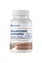 NativePath Mushroom Complex 1375mg - Organic Lions Mane, Turkey Tail, Cordyceps & Reishi - 4 Mushroom Supplement for Immune Support, Brain Focus & Energy - Beta-Glucans, Vegan, Non-GMO - 60 Capsules