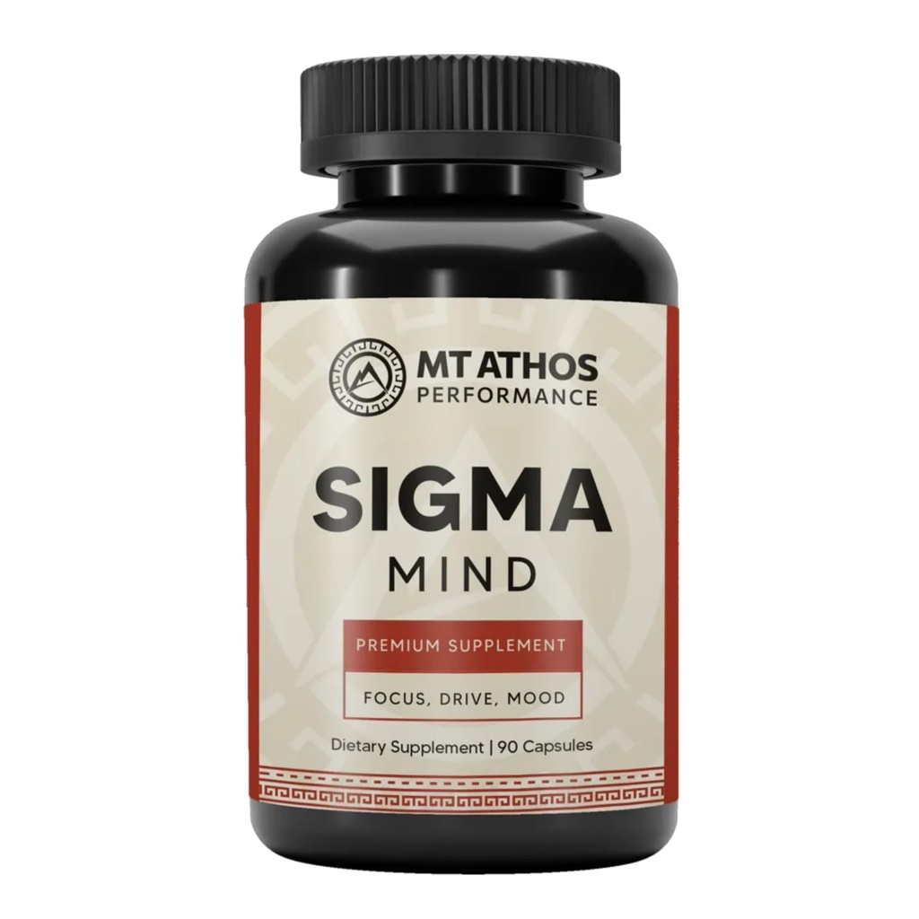 Sigma Mind | Potent Nootropic Formula to Support Cognitive Function, Improved Focus, Drive, and Mood | 30 Servings, 90 Capsules