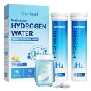 Hydrogen Water Tablets 16 PPM, Molecular Hydrogen H2 with Magnesium, Dissolvable Hydrogen Tablets for Water, Cellular Energy and Brain Support, Healthy Aging Support, 60 Count