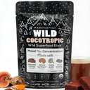 Wild Foods Organic Cocotropic Superfood Mushroom Hot Chocolate Mix, 8 oz | Non-GMO, Vegan, Gluten Free, Reishi Mushrooms, Chaga