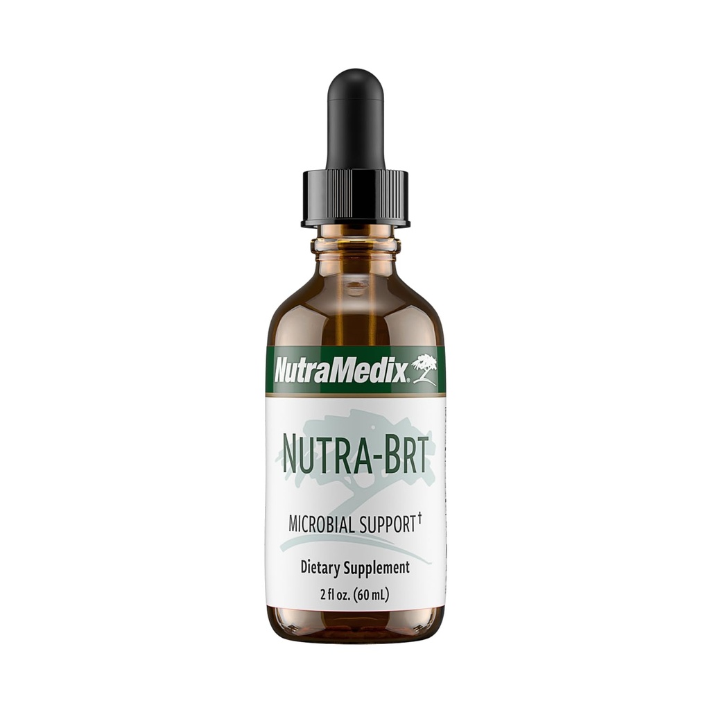Nutramedix Nutra BRT - Liquid Herbal Supplement for Gut Health & Immune Support - Cumanda Bark & Houttuynia Leaf for Digestive Health - Immune System Booster Supplement (60mL)