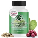 Nopal Cactus Capsules - Freeze Dried Prickly Pear Extract - Fiber Supplement for Metabolic Health Support - Rich in Betalains & Nitrates - Non-GMO - 120 Veggie Caps (1 Bottle)