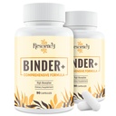 Resciency Detox Binder Supplement - All-in-1 Detox Binder with Zeolite, Bentonite Clay, Activated Charcoal, Milk Thistle, Proprietary Blends - Liver & Digestive, Max Absorption, 180 Counts