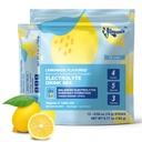12 Hydration Packets, Sugar Free Lemonade Electrolyte Powder Hydration Drink Mix with 4 Electrolytes and 100% DV Vitamin C, Low Calorie, No Sucralose, Vegan, Keto & Gluten-Free