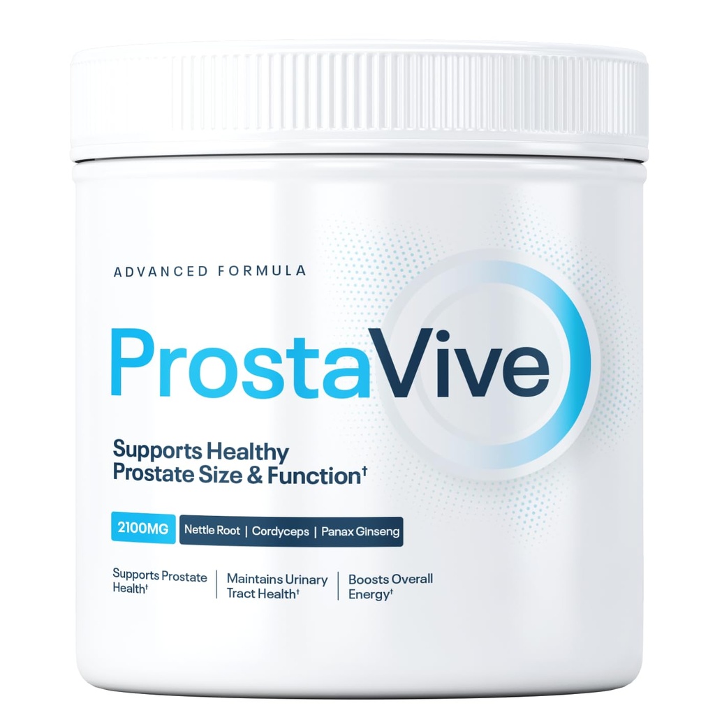 ProstaVive Advanced Prostate Support Formula - Complete Urinary & Bladder Health Supplement - Helps Promote Strong Flow & Emptying - Natural Powder - Gluten Free, Non-GMO