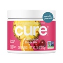 Cure Hydration | Plant-Based Electrolyte Drink Mix | No Added Sugar | Dehydration Relief Powder Made with Coconut Water | Non-GMO | Vegan | 28 Servings Jar - Tropical Punch