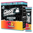 GHOST Hydration Sticks, Electrolyte Powder Packets, Strawbango - 24 Sugar Free Instant Electrolyte Drink Mix - Caffeine-Free Daily Hydration & Immune Support with Clean Formula