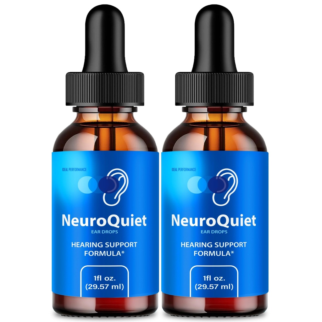 NeuroQuiet Tinnitus Relief for Ringing Ears NeuroQuiet Hearing Support Liquid Drops, Neuro Quiet Auditory Clarity and Healthy Hearing Supplement, Neuro Quiet All Natural Formula Reviews (2 Pack)