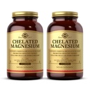 Solgar Chelated Magnesium - 250 Tablets, Pack of 2 - Supports Nerve & Muscle Function - Non-GMO, Vegan, Gluten Free, Dairy Free, Kosher - Approx. 124 Servings