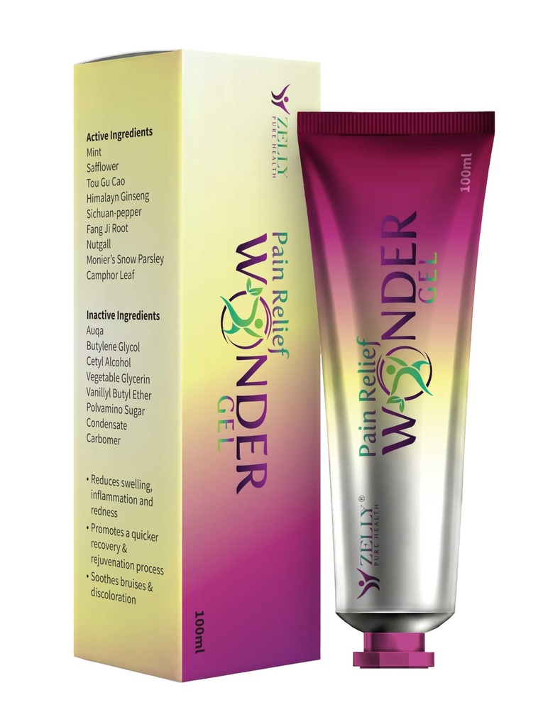 Wonder Gel – Pain Relief, Fast-Acting Relief Cream for Muscle, Joint, Back, Knee, Shoulder & Foot Pain Relief | Non-Greasy, Fast-Absorbing, Multi-Use Formula for Body Aches