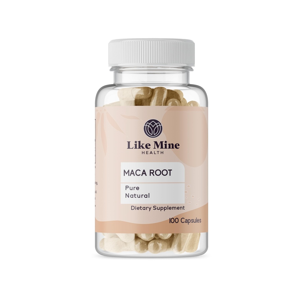Like Mine Maca Root (100 Capsules) Pure, No Fillers, Single Ingredient
