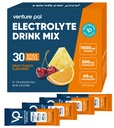 Venture Pal High Sodium Electrolyte Powder Packets | Sugar Free Hydration Drink Mix with Sodium, Potassium, Magnesium & Vitamins | Zero Calorie | Keto, Vegan & Paleo Friendly | 30 Sticks