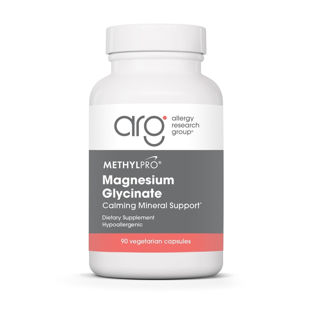 MethylPro Magnesium Glycinate - Magnesium Supplements with 125mg of Magnesium Bisglycinate per Capsule - Support Deep Rest and Healthy Methylation - Pairs Well with L-Methylfolate (90 Capsules)