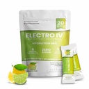 Sugar-Free Electrolyte Powder Packets, Lemon Lime, 20 Stick Packs, Hydration Drink Mix with Electrolytes + Vitamins C, B3, B5, B6 & B12, Vegan, Non-GMO