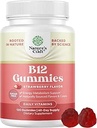 Vitamin B12 Gummies for Adults - Sugar Free Vitamin B12 1000 mcg Chewable Gums for Energy & Mood Support Immune & Nerves Health - Kosher Non-GMO & Gluten Free Supplement for Women & Men - 120 Count