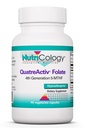Nutricology QuatreActiv Folate - Delivers 833 mcg DFE 5-MTHF as Quatrefolic - Supports Folate Metabolism, Cellular Function & Nutrient Utilization - 90 Servings - 90 Capsules