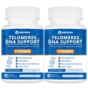 Telomeres DNA Support - Anti Aging Supplement for DNA Repair, Cell Health & Stem Cell Support Max Absorption 120 Capsules