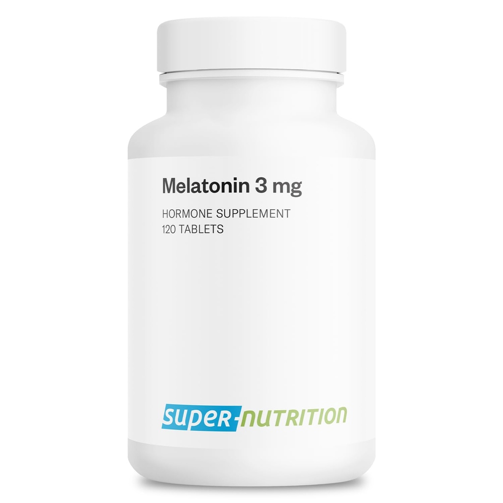 Supersmart - Melatonin 3mg (Fast Dissolve) - Natural & Restful Sleep - Use for Jet Lag & Night Shifts Work | Non-GMO & Gluten Free - 150 Tablets