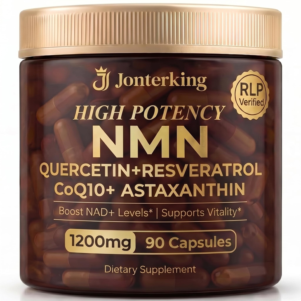 NMN Supplement 1200mg Pure - Liposomal NMN Booster for NAD+ Supplement, Supports Cellular Energy & NAD+ Levels (90 Capsules)