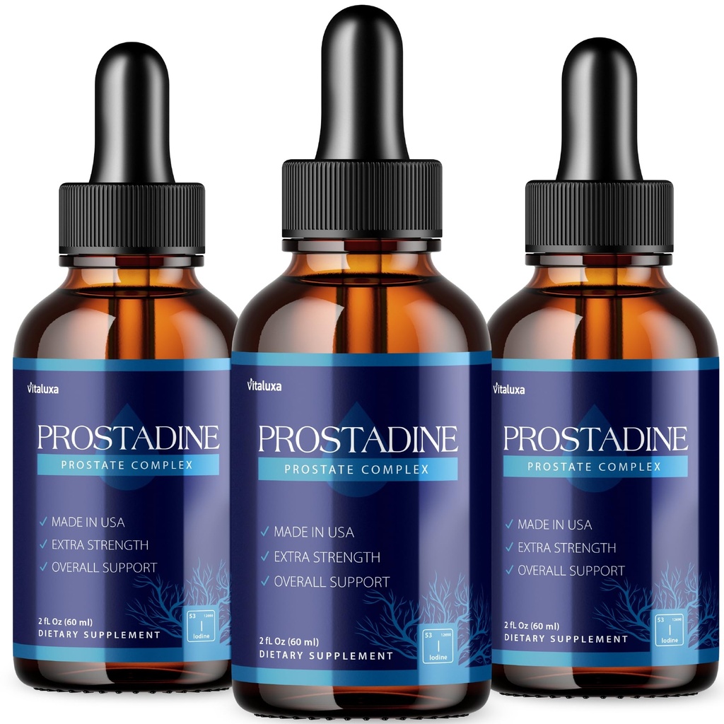 (3 Pack) Prostadine Drops for Prostate Health, Bladder Urinating Issues Control - Prostatine Liquid Supplement Urinary Support Flow Formula Men, Prostadyne Max Strength Natural Relief Reviews (6oz)