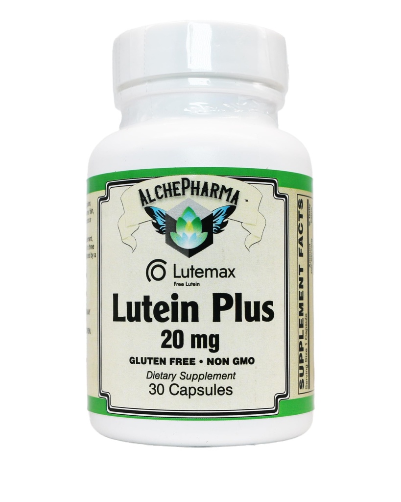 Lutein Plus 20 MG (crystalline Free Lutein) w/Zeaxanthin and Bilberry - Lutemax®