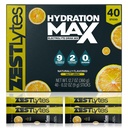 40 Sticks Salty Lemon Sugar Free Electrolyte Hydration Packets, High Sodium Low Calorie Electrolyte Powder Drink Mix, Liquid Daily IV Flavor, 2 Hydration Factors