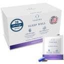 TAHIRO Sleep Well Supplement – Sleep Supplement with Kava, Valerian – Non-GMO Vegan Herbal Capsules Natural Formula – 28-Packets
