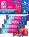 IQMIX Hydration Electrolyte Powder – 4-in-1 Formula for Hydration, Mental Clarity, Mood and Recovery – Sugar-Free Drink Mix, Keto, Magnesium L-Threonate, Lion’s Mane – 20 Count Blueberry Pomegranate