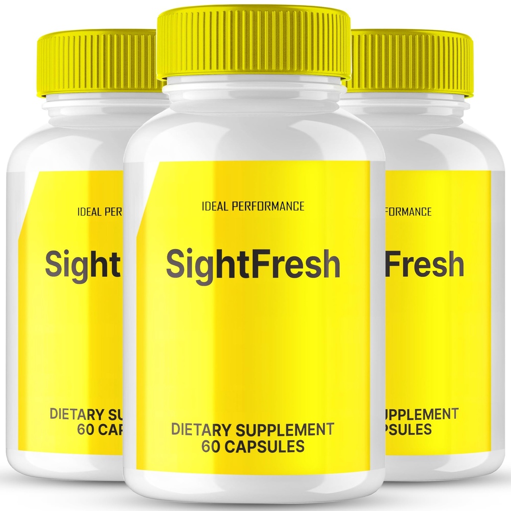 Sight Fresh Eye Health Supplements Capsules, Official Sight Fresh Eye Vitamin Pills - Maximum Strength All Natural SightFresh for Visual Wellness & Crystal Clear Vision Reviews (3 Pack)