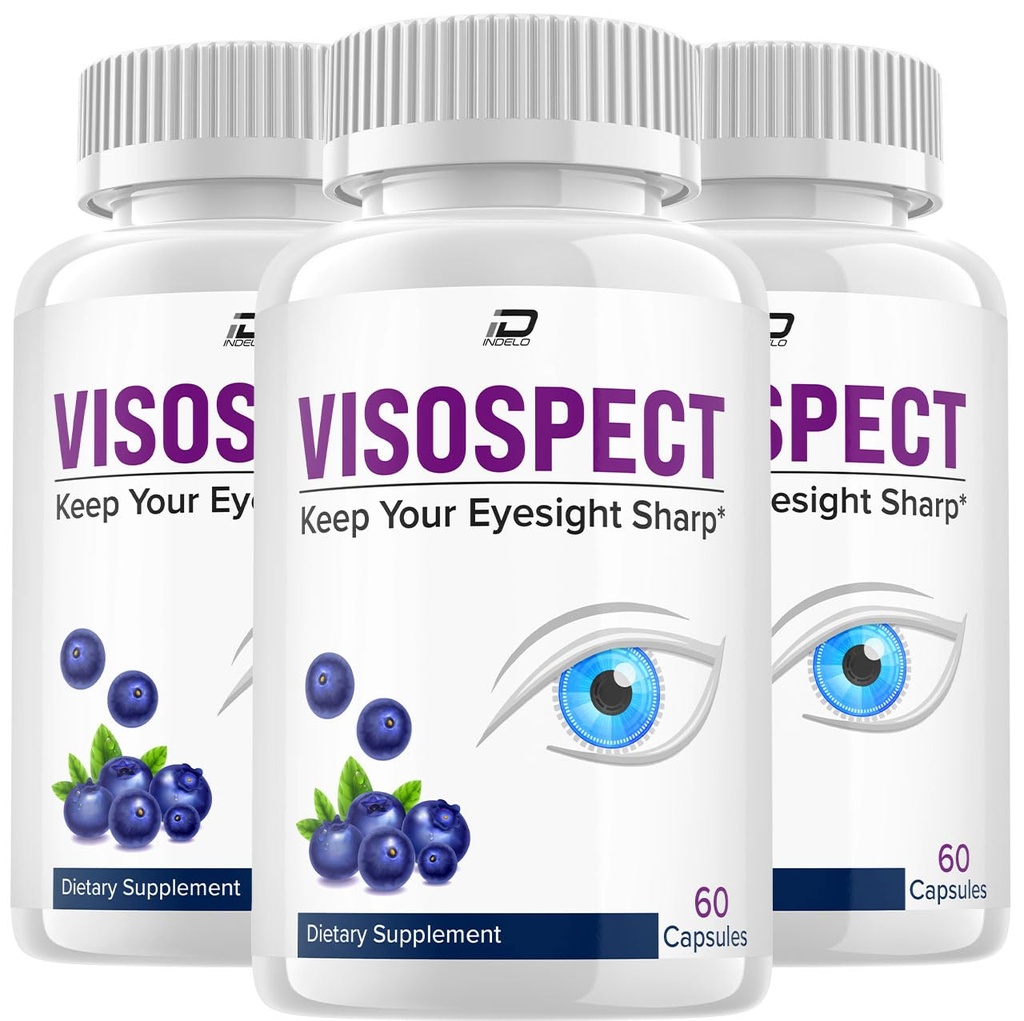 Visospect Plus Eye Support Supplement - Visospect Plus Capsules, Eye Vitamins 20/20 Healthy Vision, Viso spect Plus Eye Health Multivitamin, Visospect Plus Pills Reviews (3 Pack - 180 Capsules)