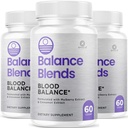 (3 Pack) Balance Blends Capsules - Official BalanceBlends Pills Advanced Premium Formula Support Maximum Strength, All Natural Ingredients for Overall Health & Wellness, 180 Capsules for 3 Months