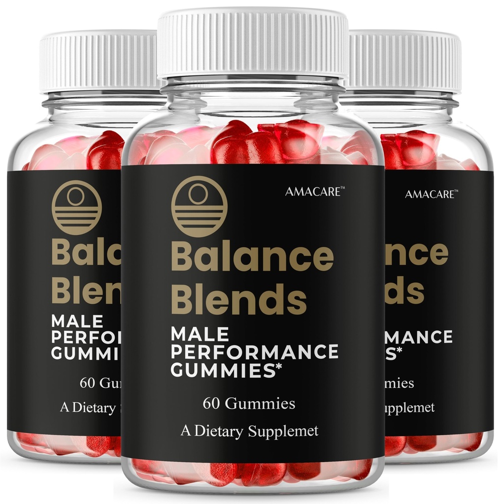 (3 Pack) Balance Blends Gummies – Advanced Balance Blends Gummy Formula Premium All Natural Ingredients Maximum Strength, Daily BalanceBlends Support for Health and Wellness, 180 Gummies for 3 Months