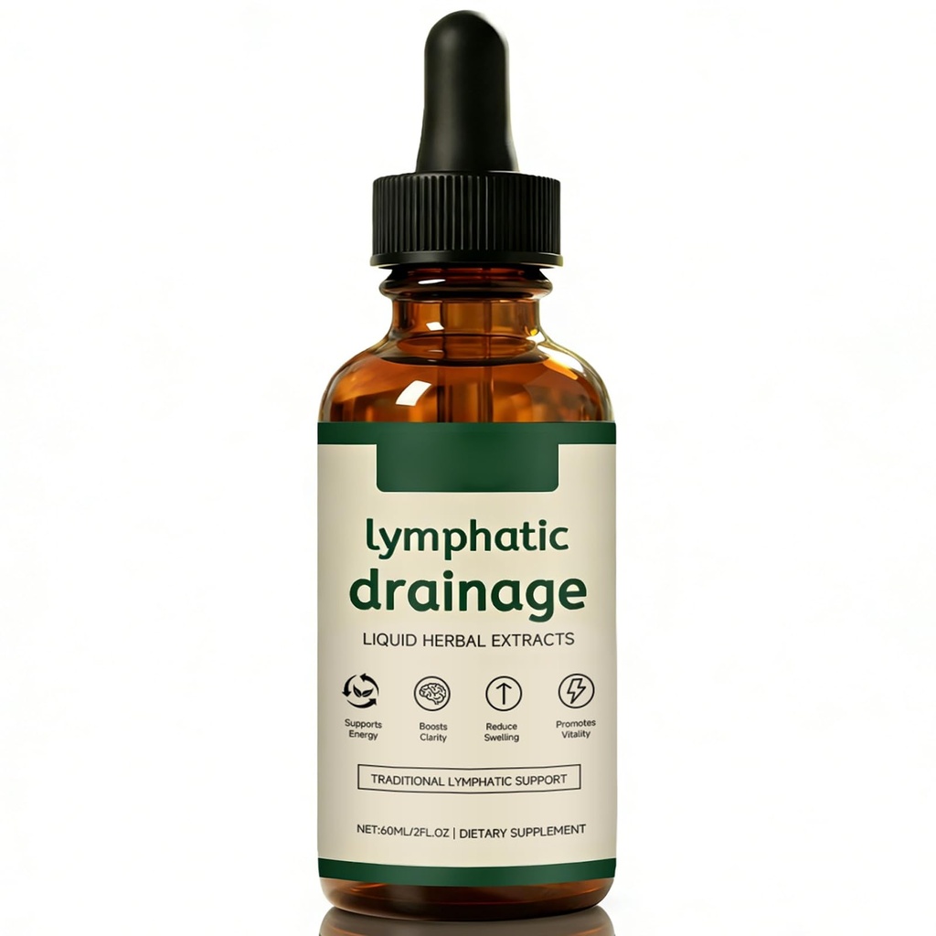Lymphoria Lymphatic Drainage Drops, Lymphatic System Support, Immune System, Natural Herbal Blends, Vegan & Non-GMO(60ML/2FL.OZ)