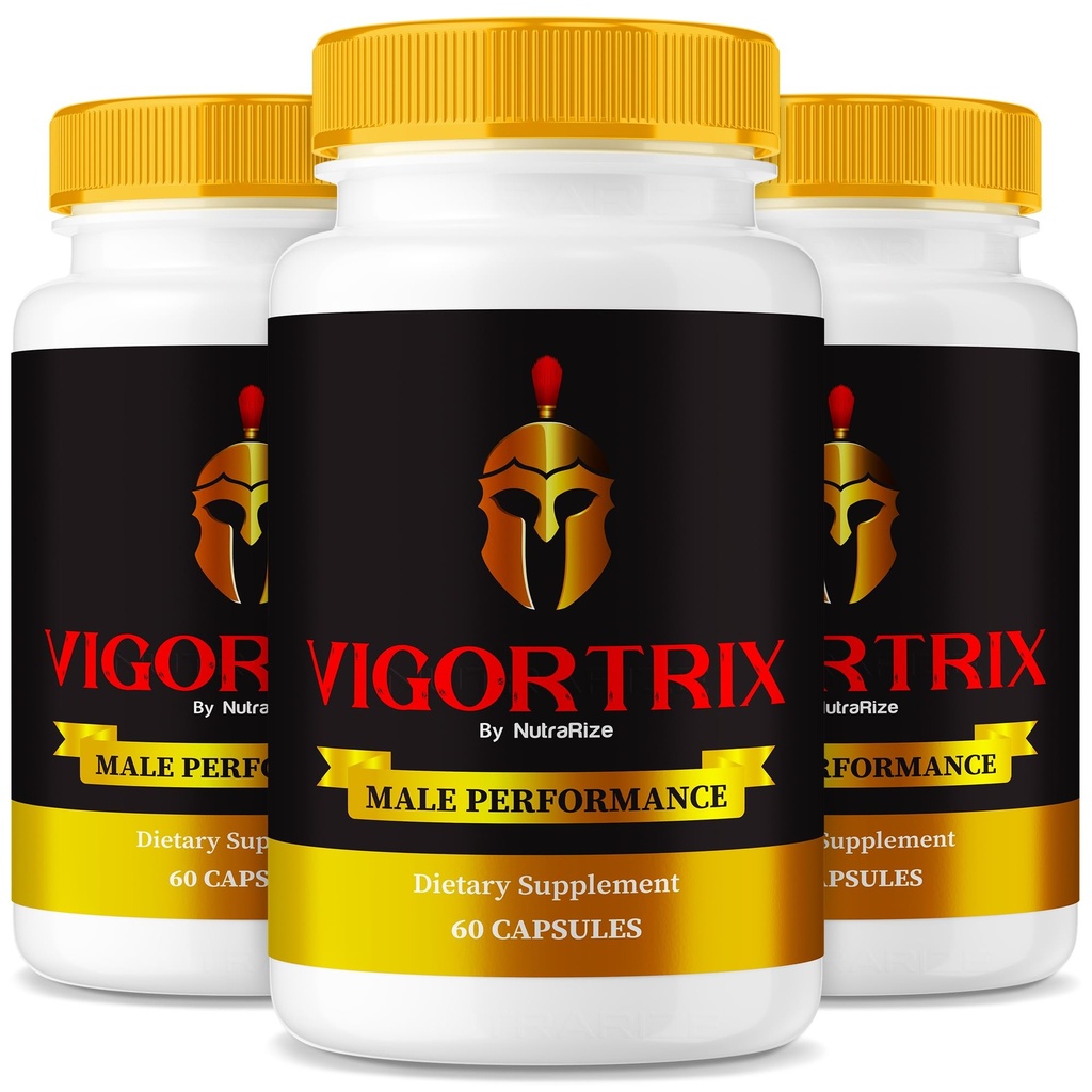 (3 Pack) Vigortrix Supplement, Official Vigortrix Pills for Men, Premium Male Gummy, All-Natural Support for Peak Performance, Energy & Overall Stamina, Vigor Trix ME Pastillas Review (180 Capsules)
