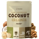 15-in-1 Mushroom Coconut Creamer | Immunity Support with Adaptogens Mushroom Lion's Mane, Cordyceps, MCT & Ashwagandha | Plant-Based, Keto-Friendly | Energy & Focus, 6.35 oz