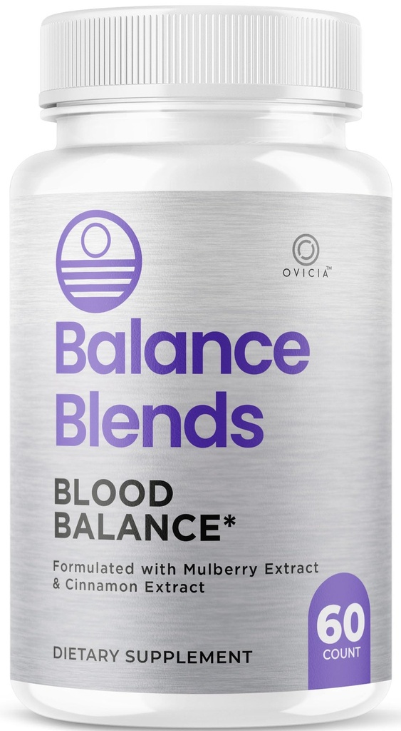 Balance Blends Capsules - Official BalanceBlends Pills Advanced Premium Formula Support Maximum Strength, All Natural Ingredients for Overall Health & Wellness, 60 Capsules for 1 Month