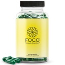 Think FOCO Capsules (13+) Natural Focus Supplement for Teens & Adults - Brain Nootropic for Concentration, Memory, Mental Clarity, Cognitive Enhancement Vitamins - Attention Supplements - 60 Capsules