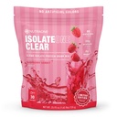 NutraOne Clear Whey Protein Powder Drink Mix, Naturally & Artificially Flavored, Clear Protein Drink, 20g of Protein, Zero Sugar (Raspberry Sorbet - 30 Servings)