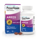 PreserVision AREDS Eye Vitamins, #1 Eye Doctor Recommended Brand, Multivitamin with Copper, Vitamin A, C & E, Zinc Supplements, 90 Softgels