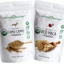 Camu Camu & Maca Root Powder Bundle - Vitamin C, Energy, Vitality, Wellness for Women & Men - Vegan, Non-GMO