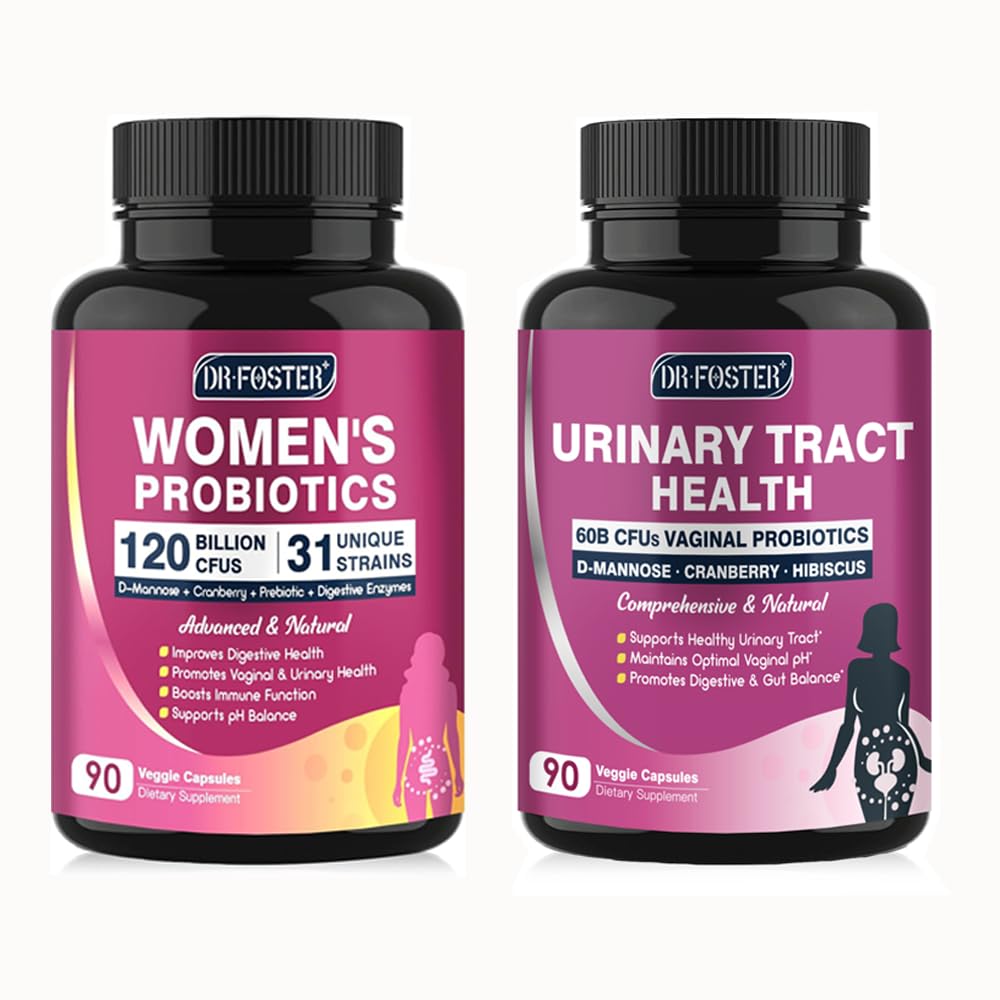 DRFOSTER Urinary Tract Health Probiotics for Women Digestive Health