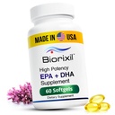 Vegan Omega-3 Fish Oil Alternative from Algae Oil - High Potency EPA & DHA Supplement - Easy to Swallow Small Soft Gel Capsules