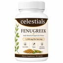 Celestials Fenugreek for Women, Women's Health Support, Herbal Supplement | Non-GMO | Gluten Free, 90 Capsules