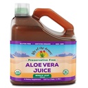 Lily of the Desert Aloe Vera Juice Preservative Free, Whole Leaf Filtered Aloe Vera Drink 128 Fl Oz with Cup