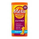 Metamucil 4-in-1 Psyllium Husk GLP-1 Friendly Fiber Supplement, Sugar-Free, 114 teaspoons, Orange Flavored, Daily Fiber Powder for Digestive Health, made with Plant-Based Psyllium Husk Fiber
