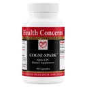 Health Concerns Cogni-Spark – Brain Support for Memory, Focus, and Mental Clarity – Alpha-GPC Choline Supplement for Cognition, Nerve Function & Longevity – Cognitive Health Formula – 30 Capsules