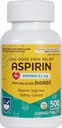 Rite Aid Aspirin Enteric Tablets - 81 mg Aspirin - 500 Count - Low-Dose for Headache Relief - Safety Coated - Aspirin Regimen - Migraine Medicine - Pain Relief